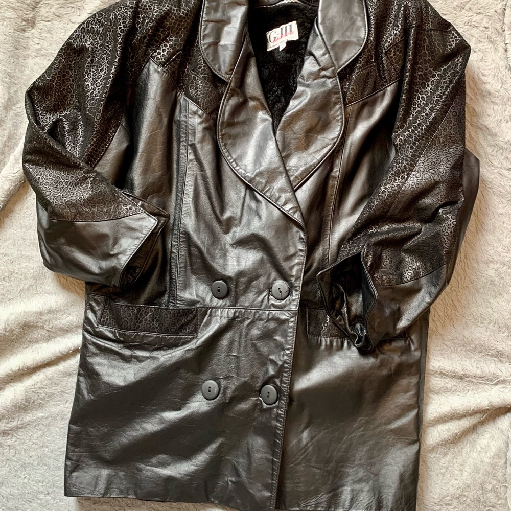 Dope Vintage 80’s Leather Jacket